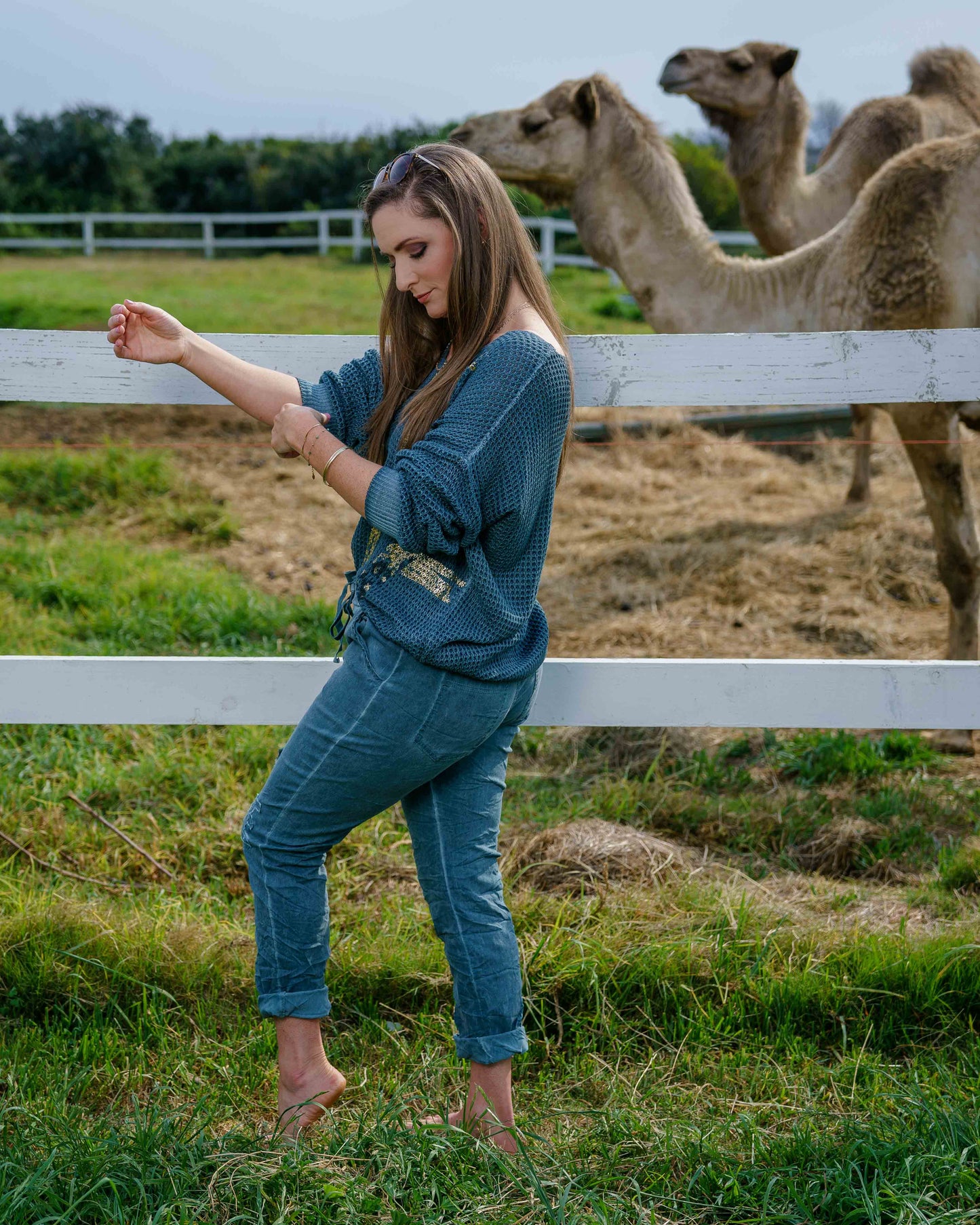 Heartbeat Drawstring Pants | Forest