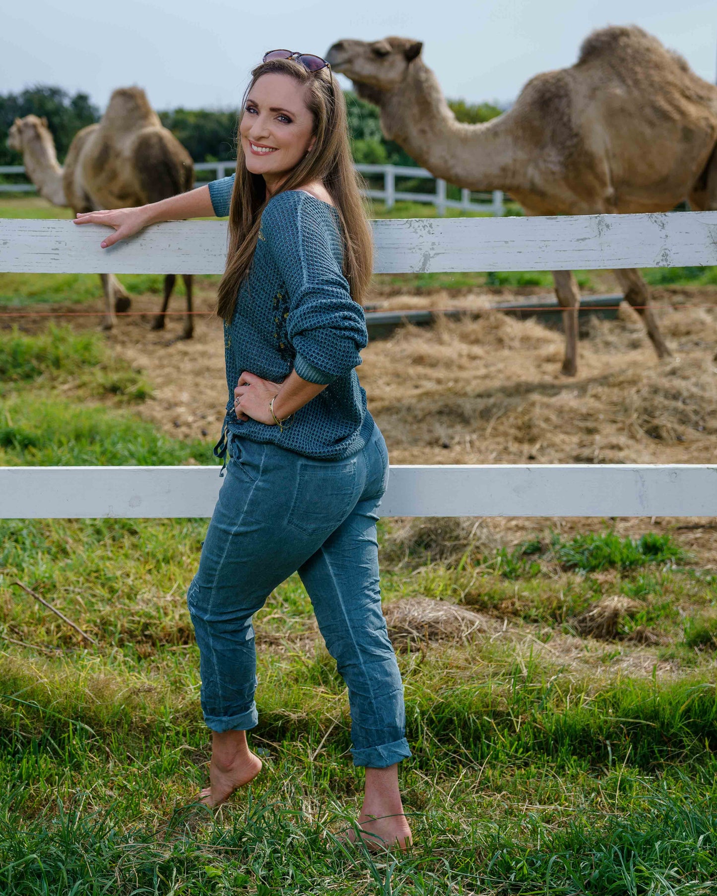 Heartbeat Drawstring Pants | Forest