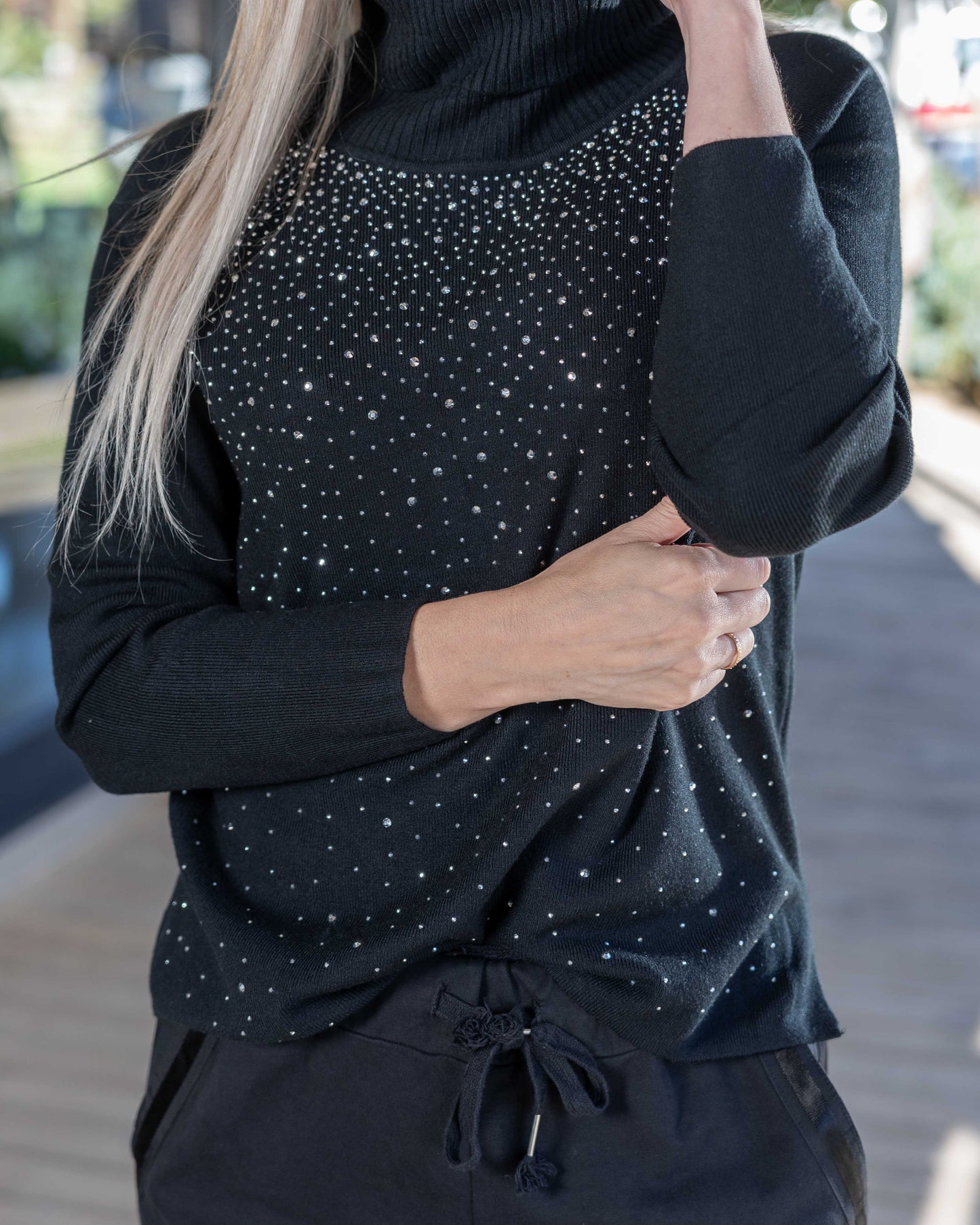 Wish Upon A Star Knit | Black