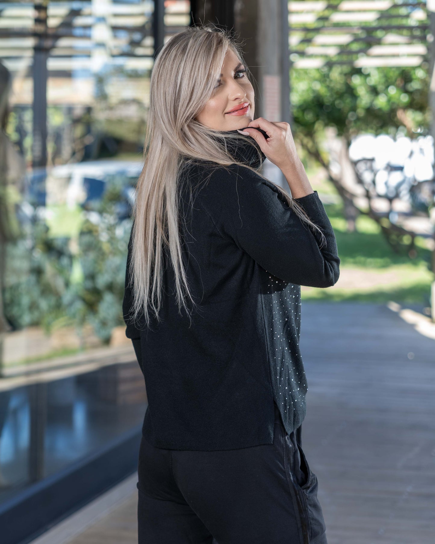 Wish Upon A Star Knit | Black