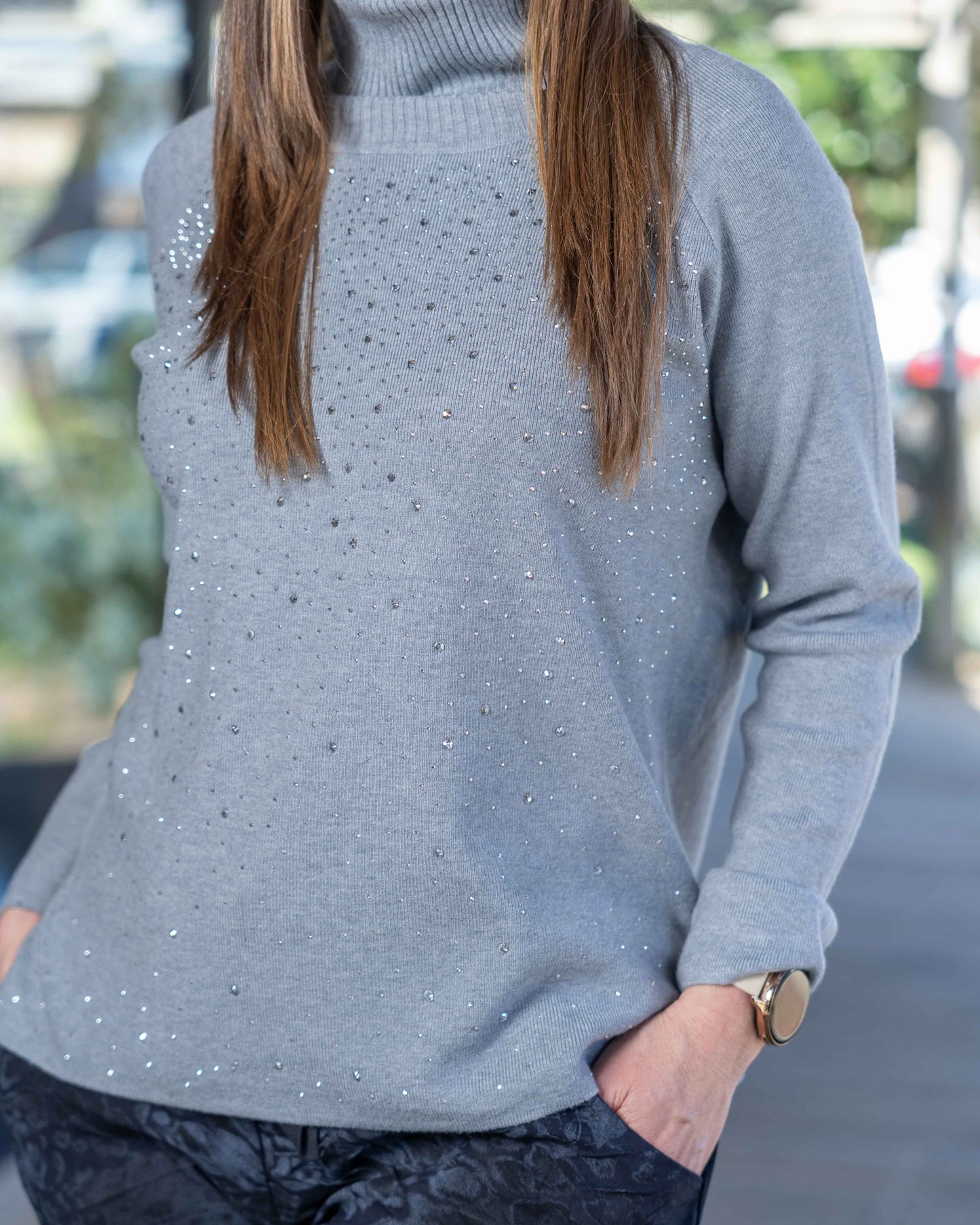 Wish Upon A Star Knit | Grey