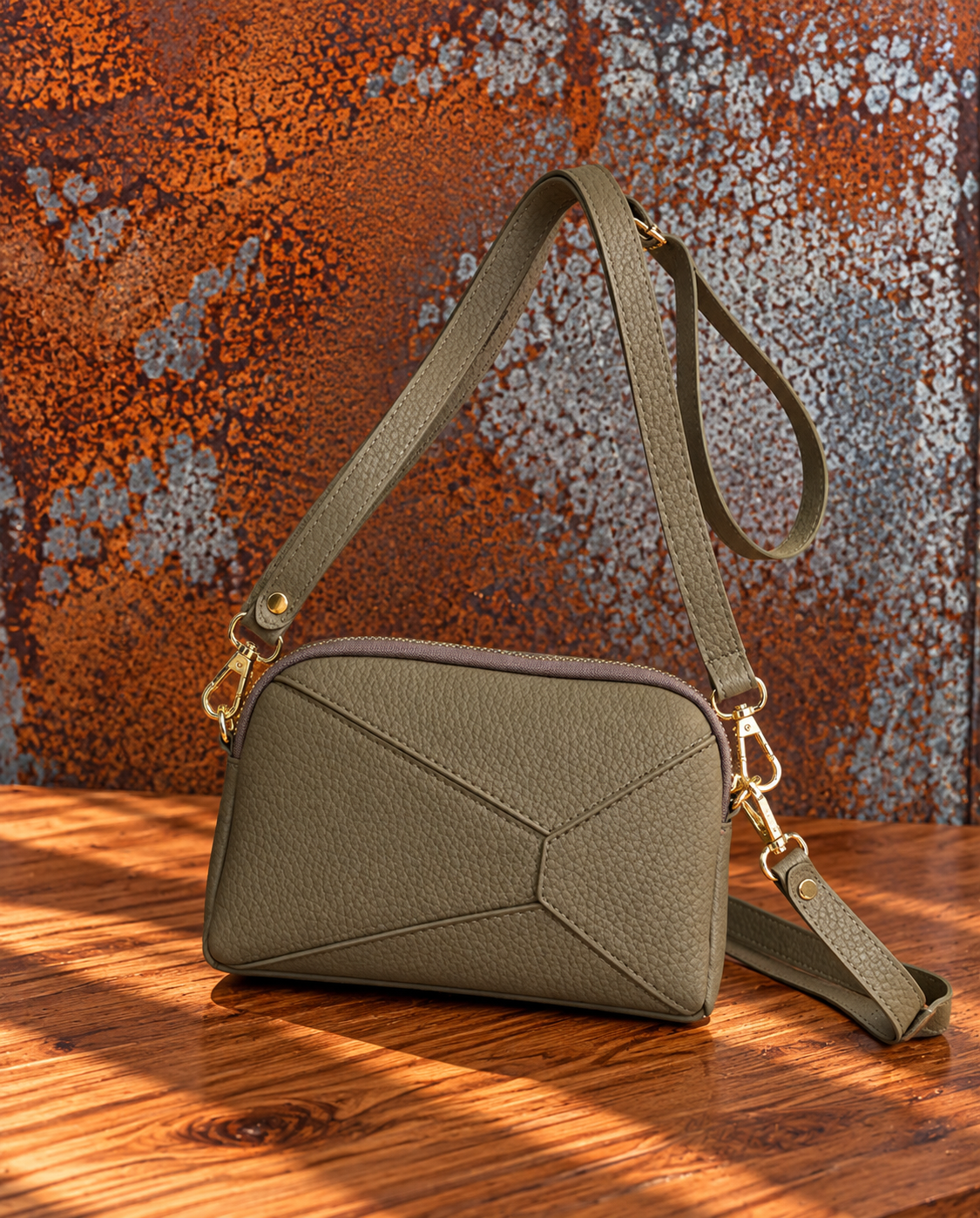 The Coco Crossbody Wrist Bag | Elephant Grey