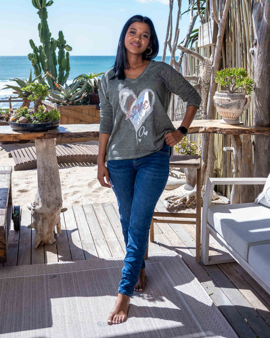 All My Love Top | Olive