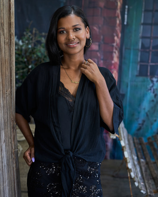 Amalfi Bolero | Black