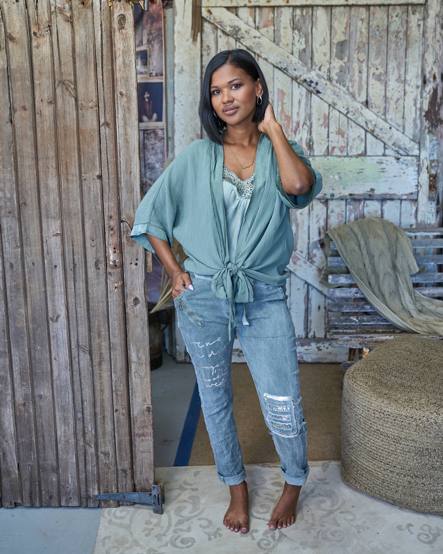 Capri Cami | Sea Foam