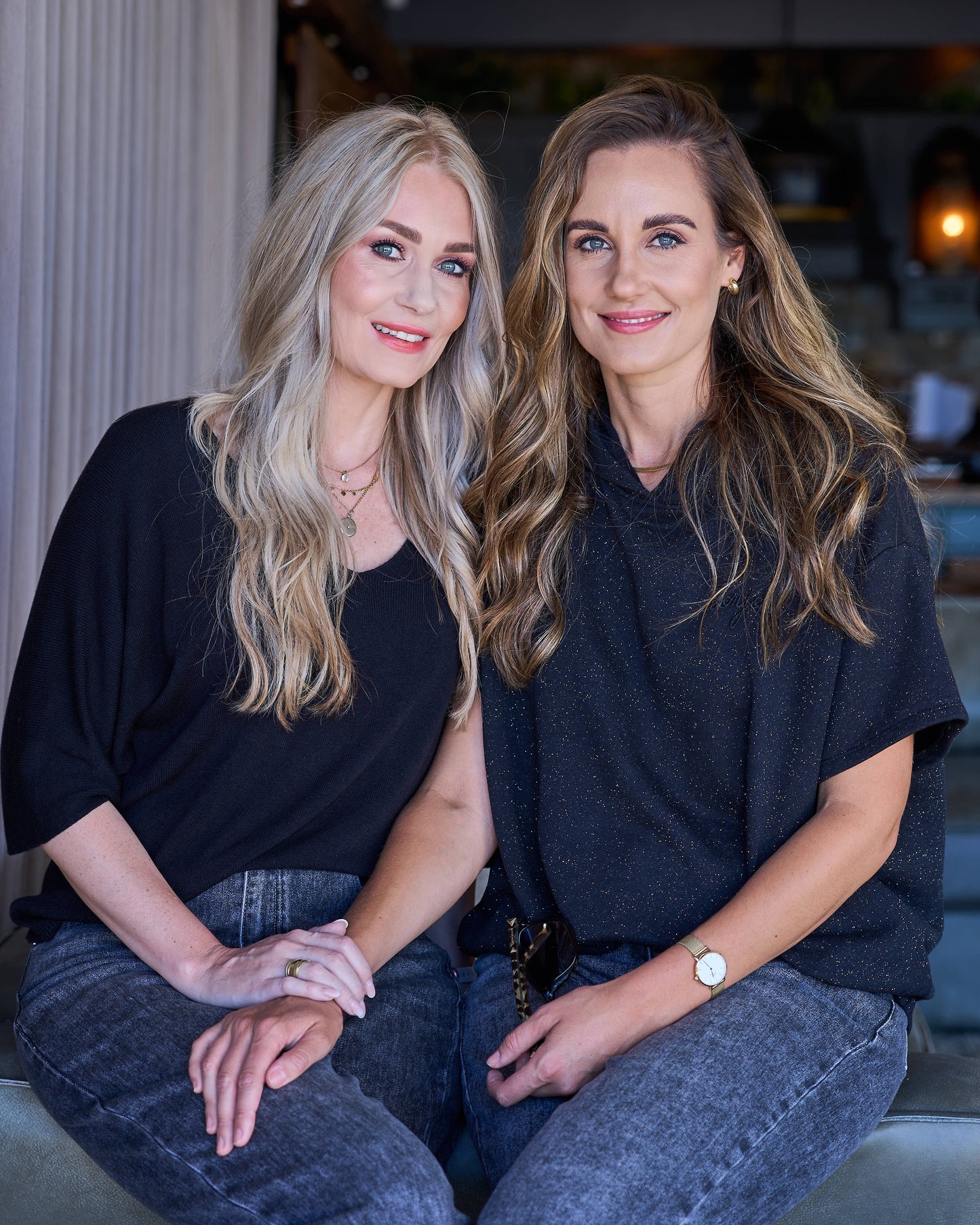 Slip Into Sparkle Top | Black