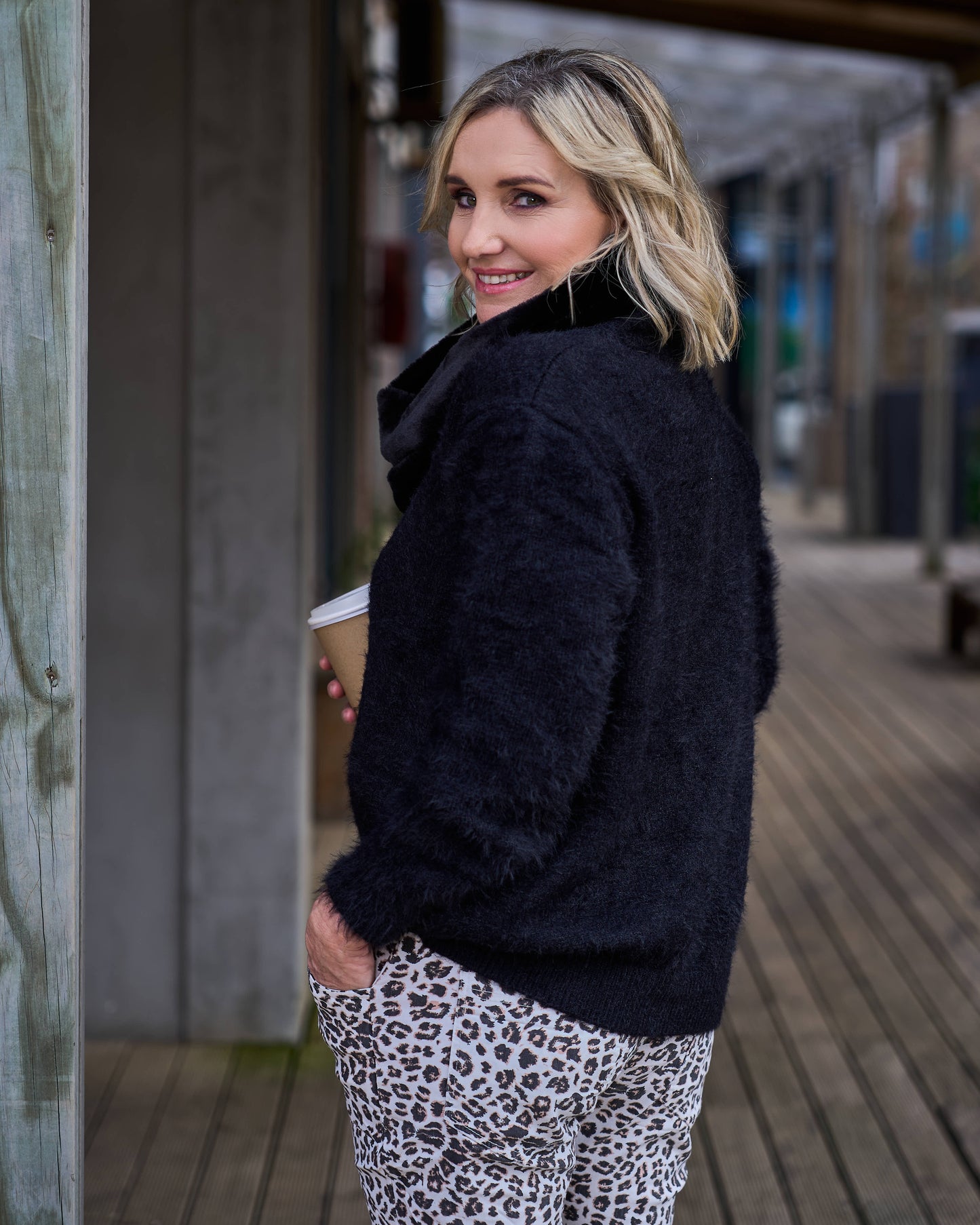 Angel Knit Cardigan | Black
