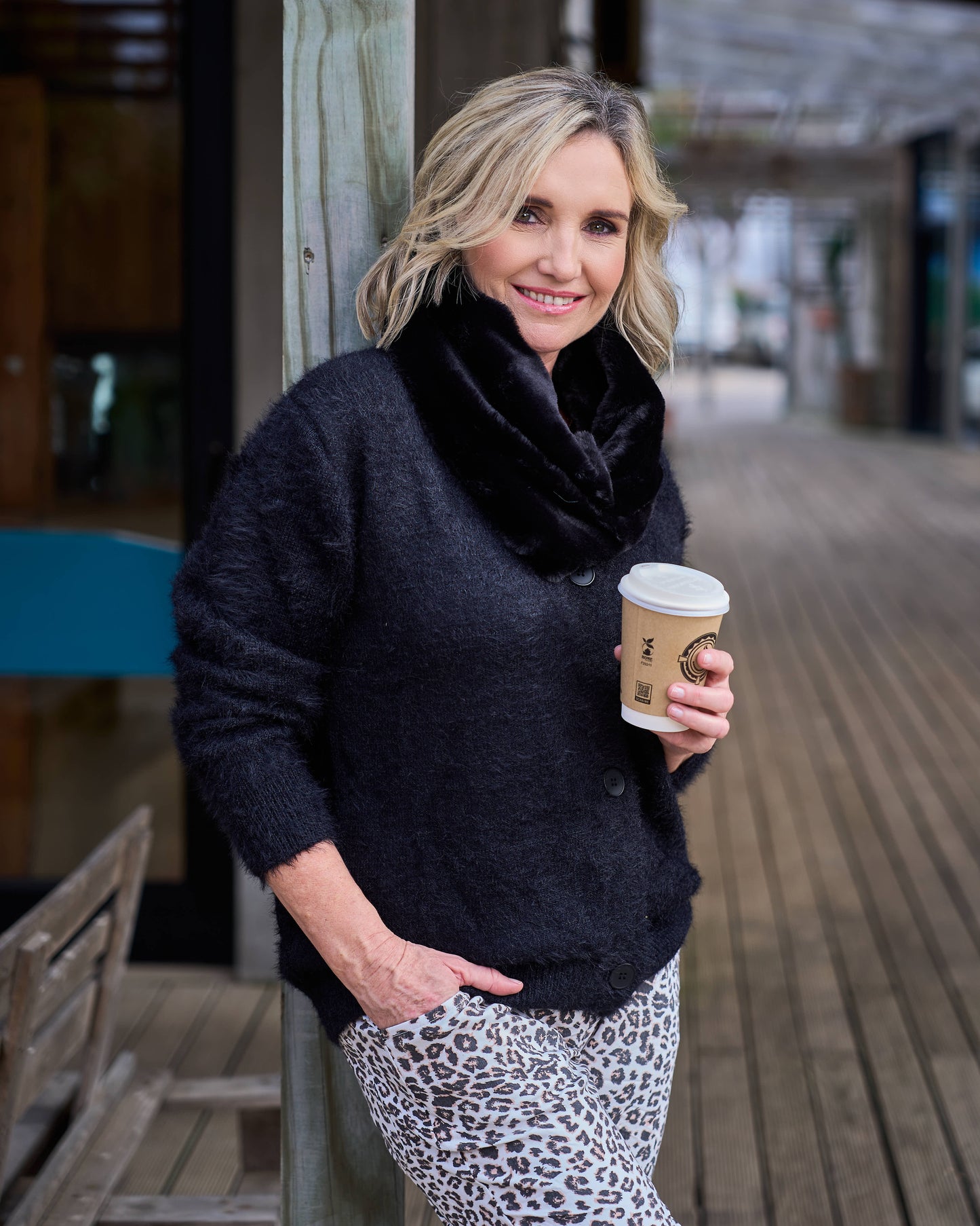 Angel Knit Cardigan | Black