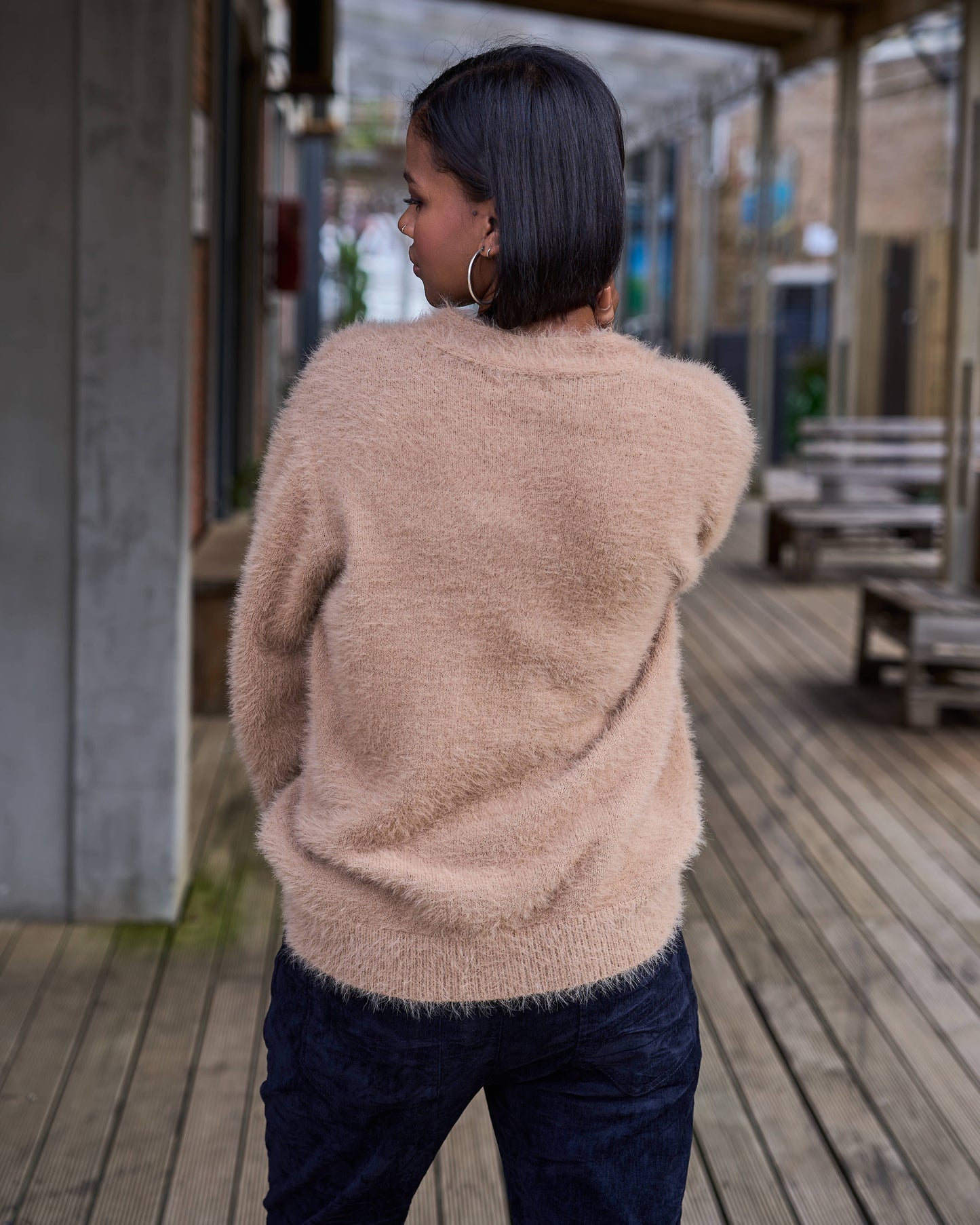 Angel Knit Cardigan | Taupe
