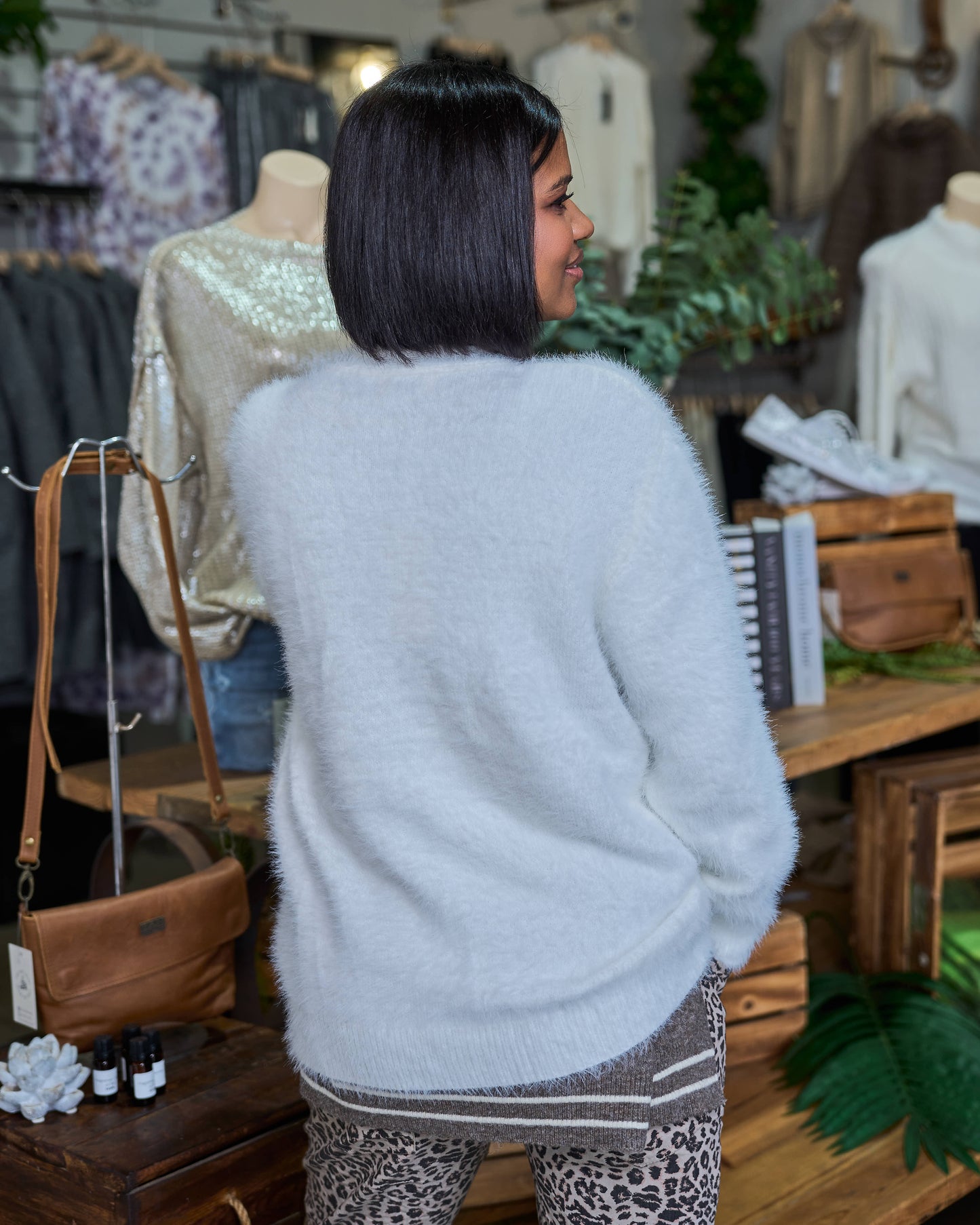Angel Knit Cardigan | White