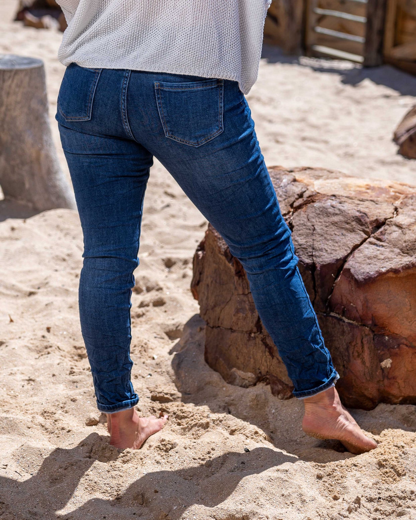 Azure Denim Jegging | Blue