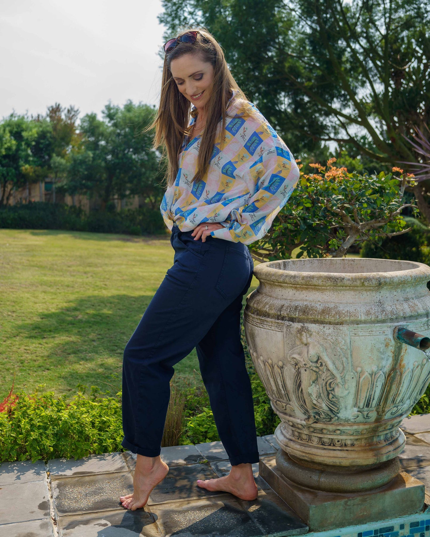 Bare Necessity Drawstring Pants | Navy