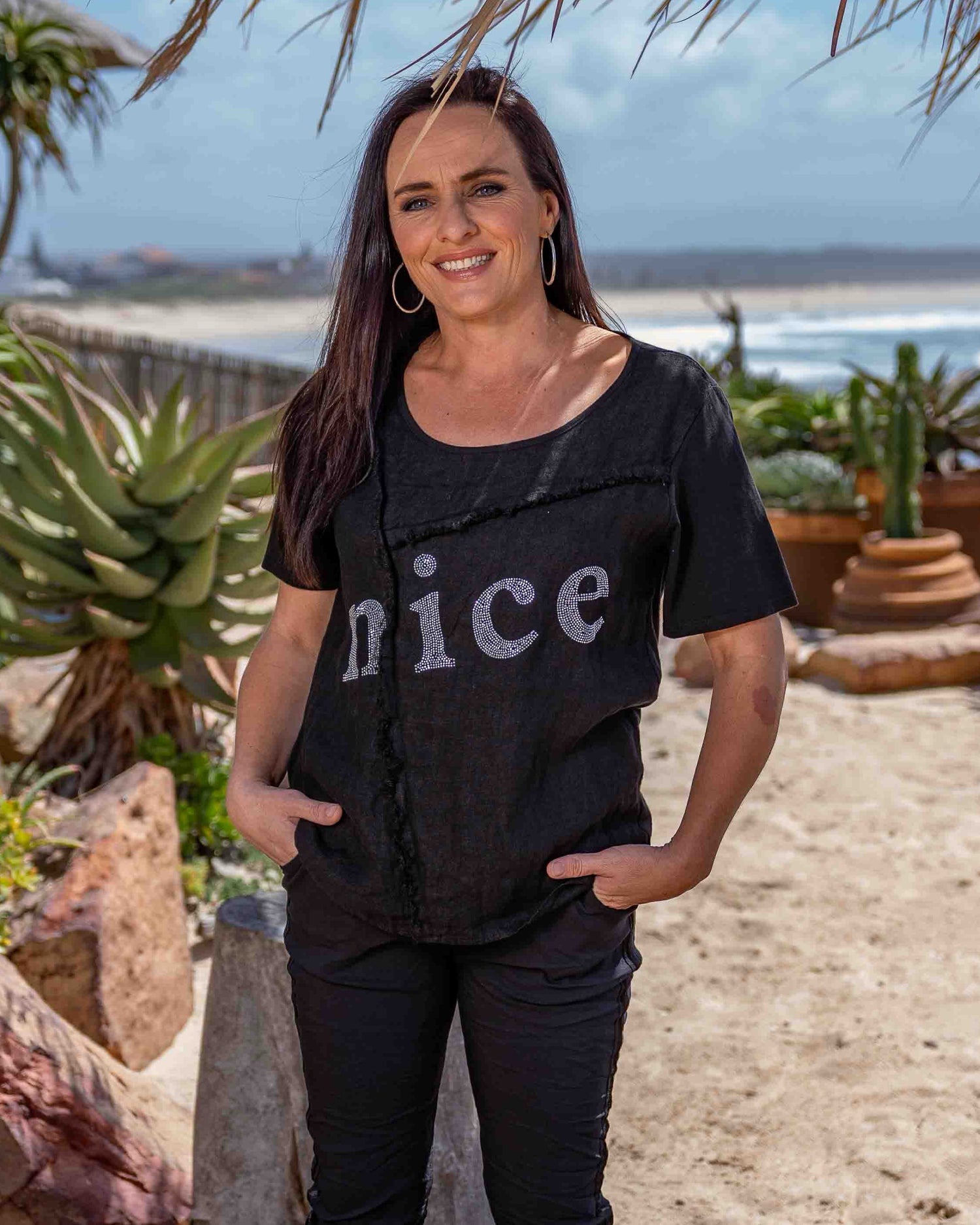 Be Nice Top | Black