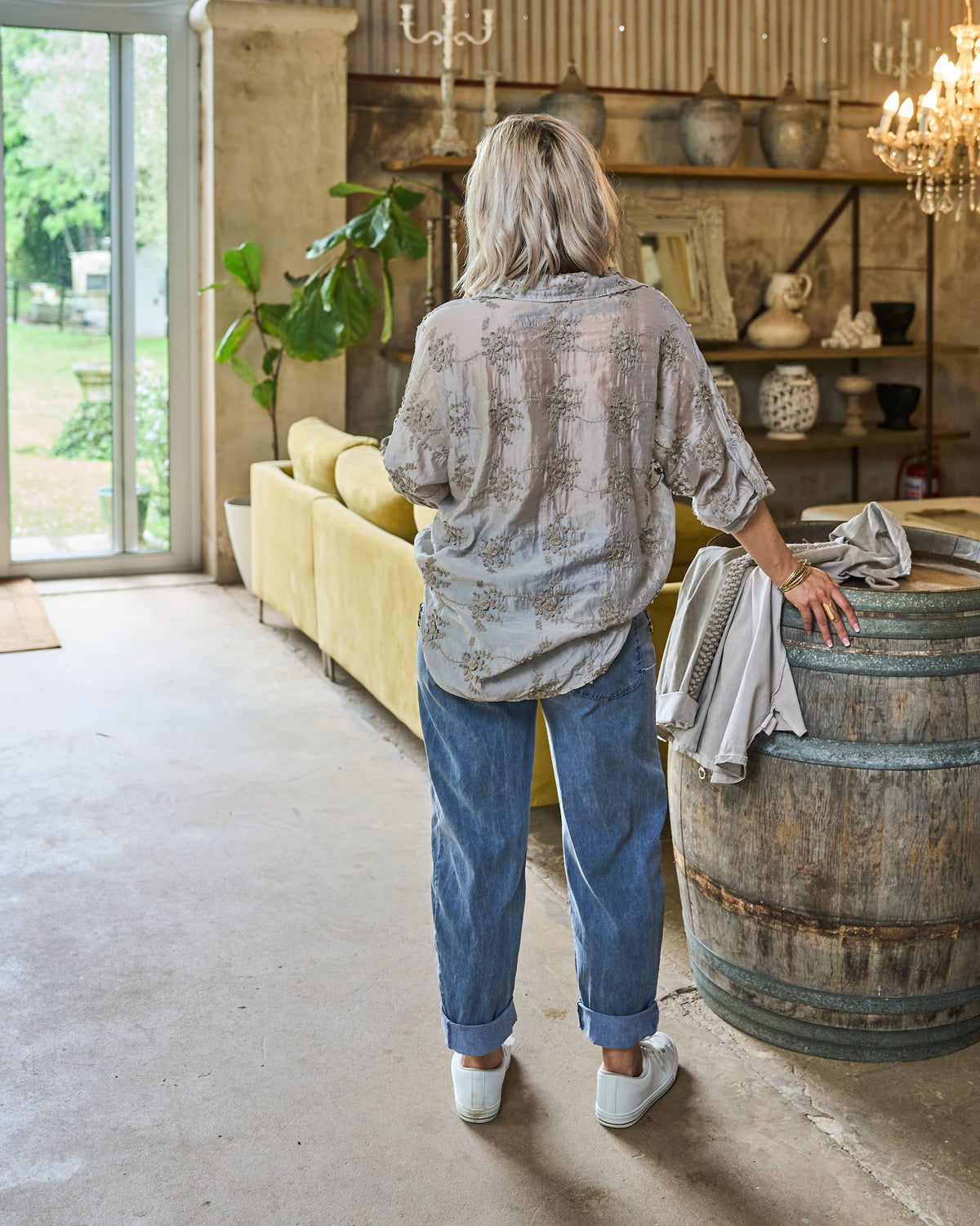 Bella Fiore Shirt | Taupe