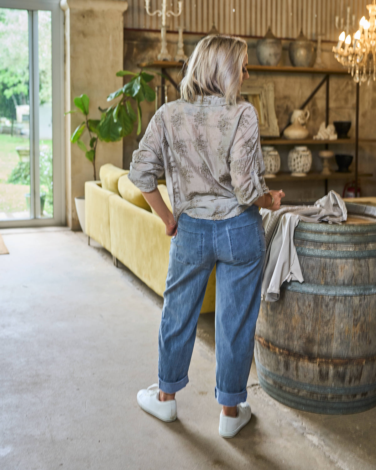 Bella Fiore Shirt | Taupe