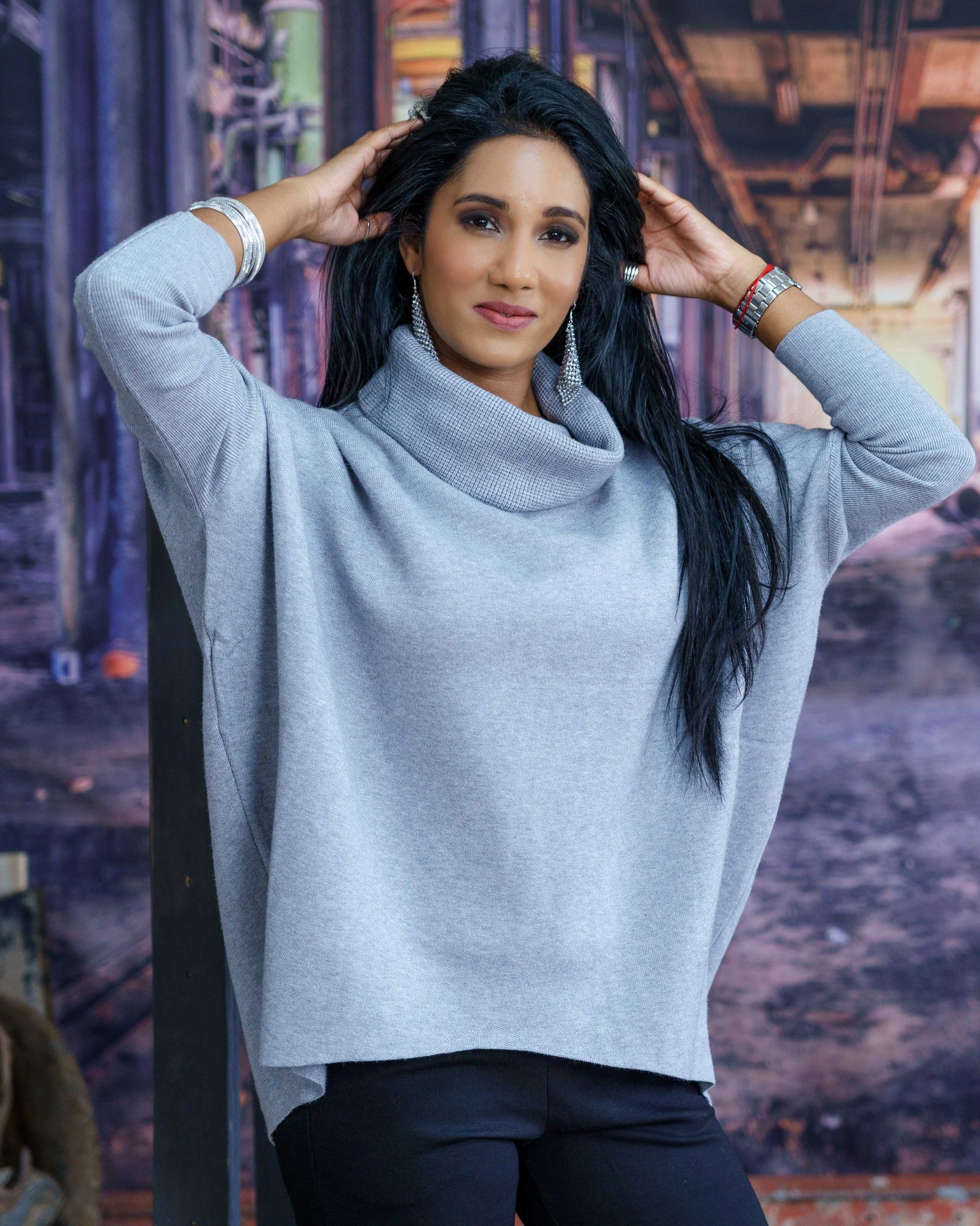 Beyond Me Chunky Knit | Grey