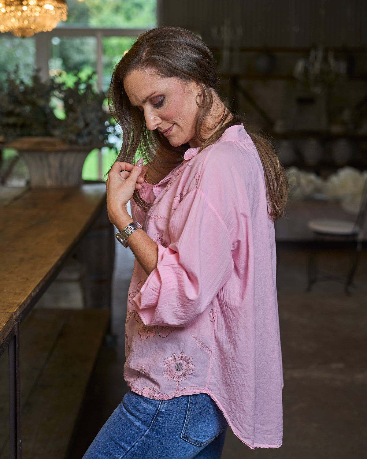 Blooming Grace Shirt | Pink