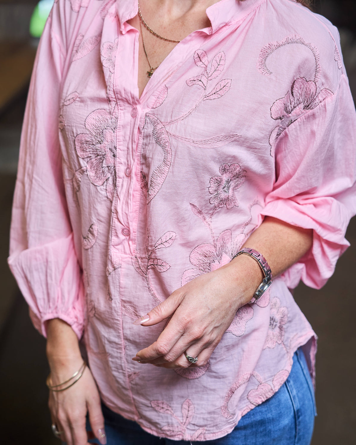 Blooming Grace Shirt | Pink