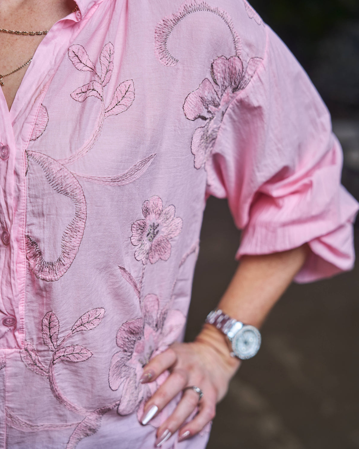 Blooming Grace Shirt | Pink