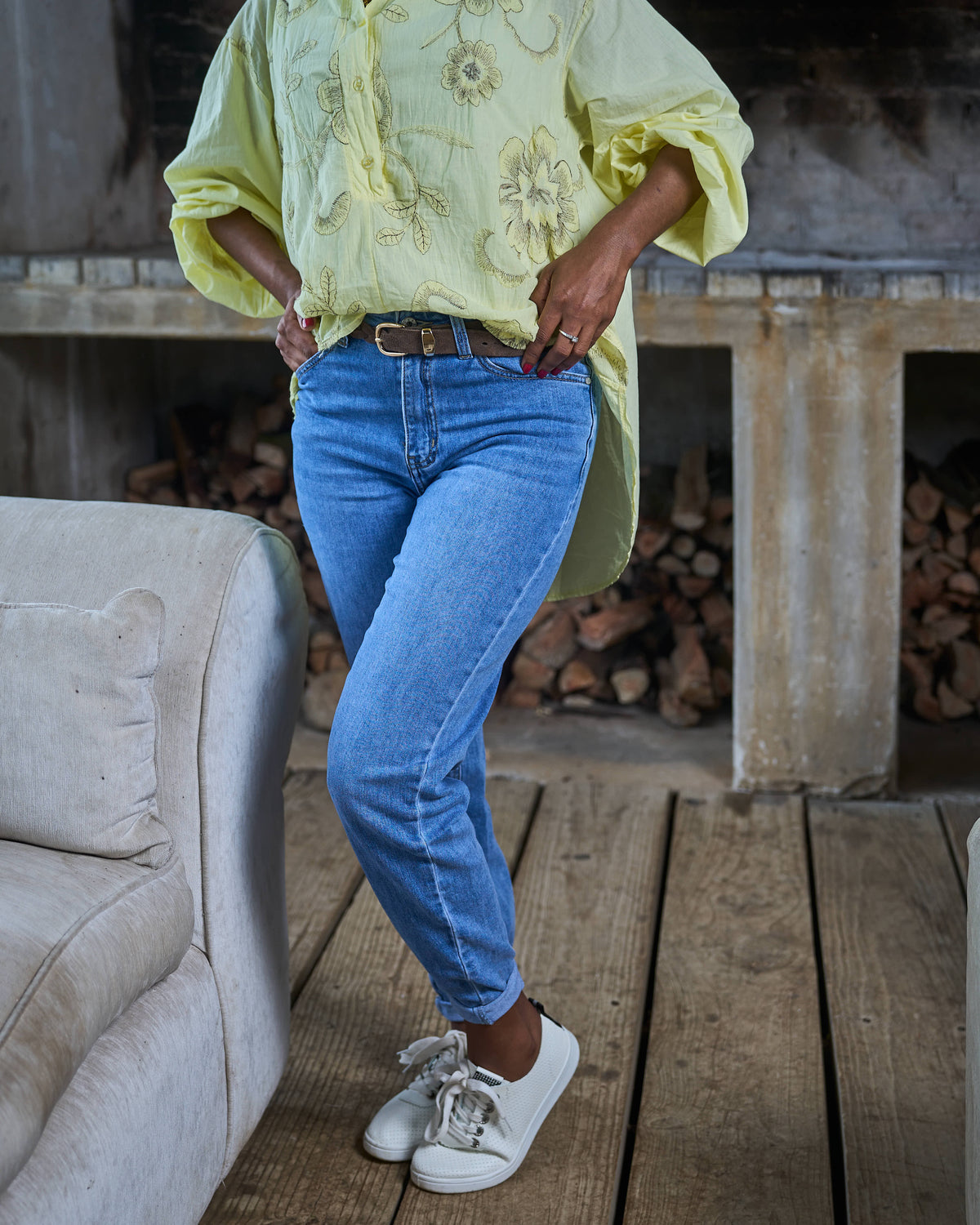 Blooming Grace Shirt | Yellow
