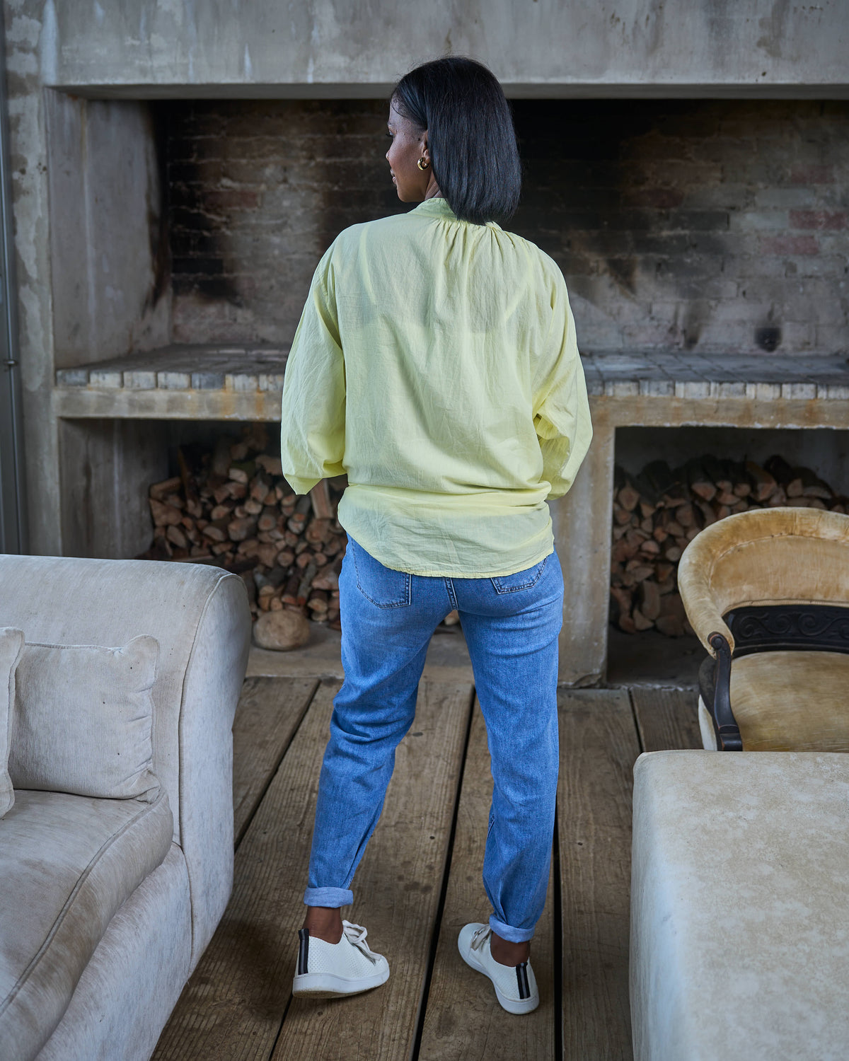Blooming Grace Shirt | Yellow