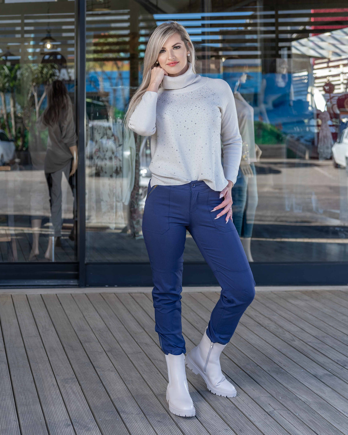 Bon Bon Cargo Pants | Navy