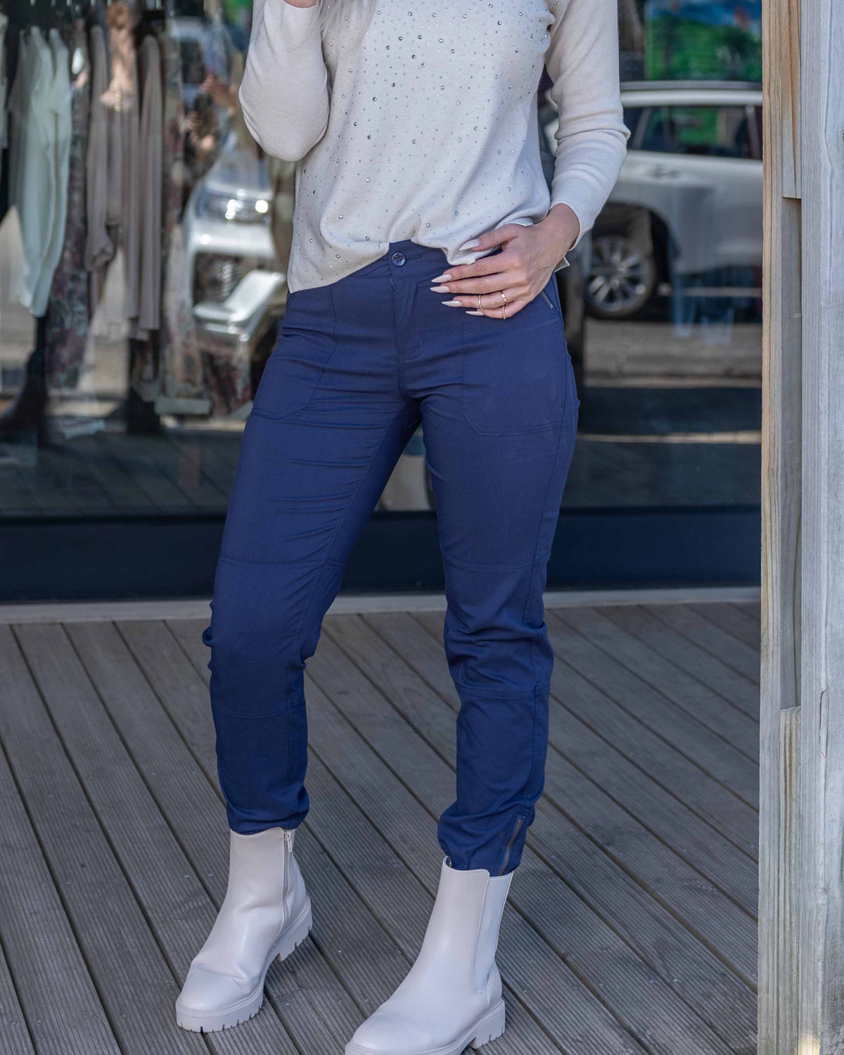 Bon Bon Cargo Pants | Navy
