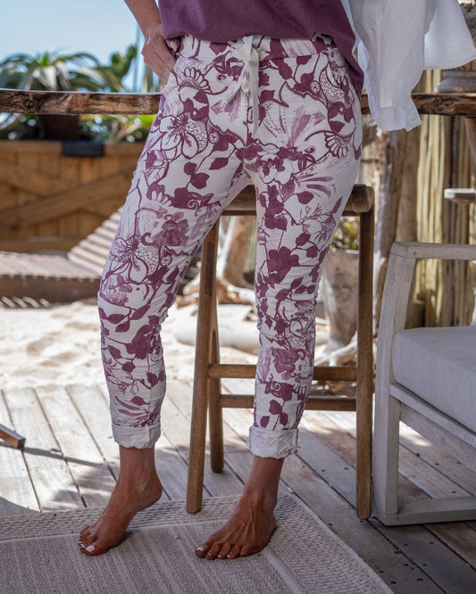 Botanic Mood Drawstring Pants | Off-White