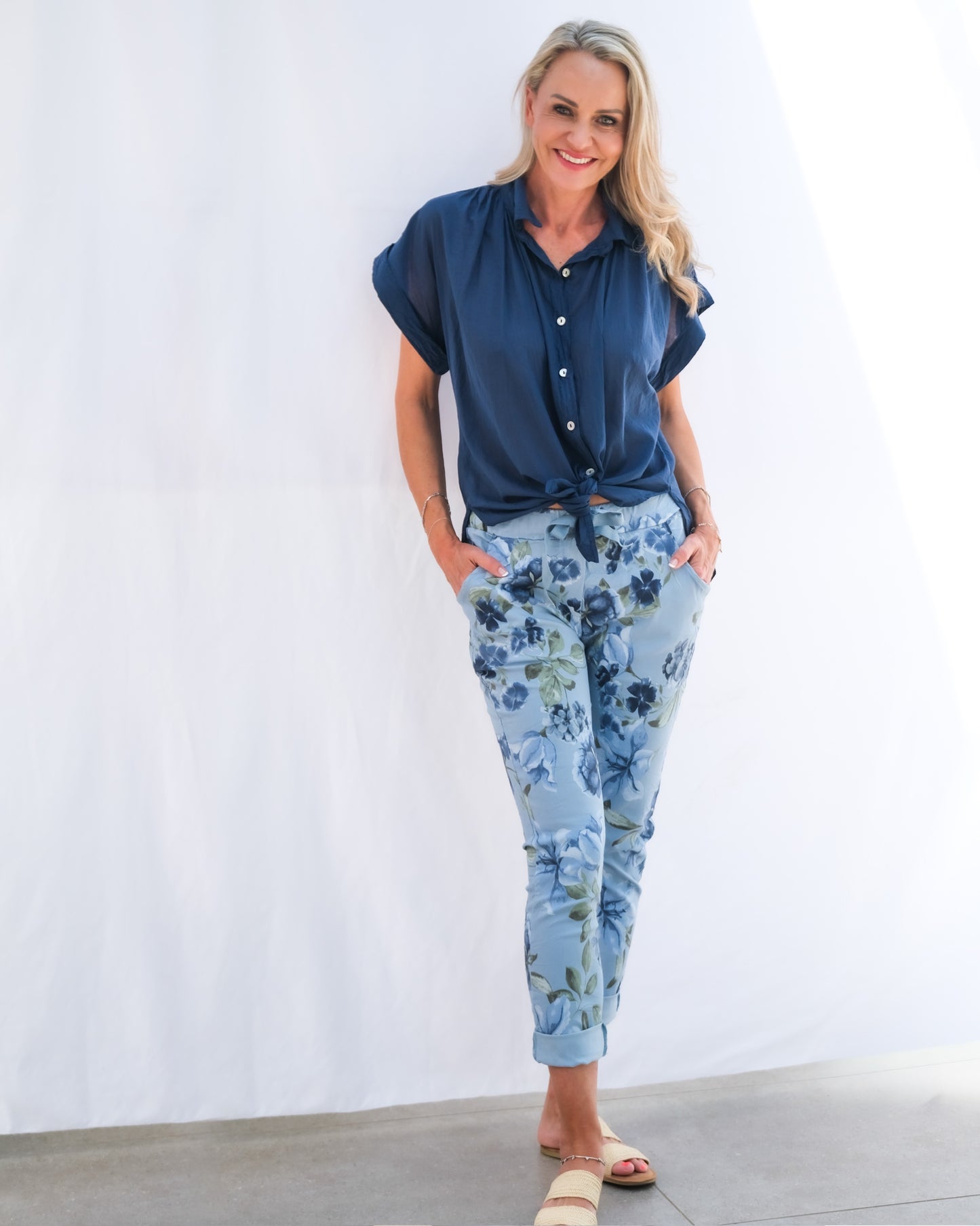 Breezy Babe Shirt | Navy