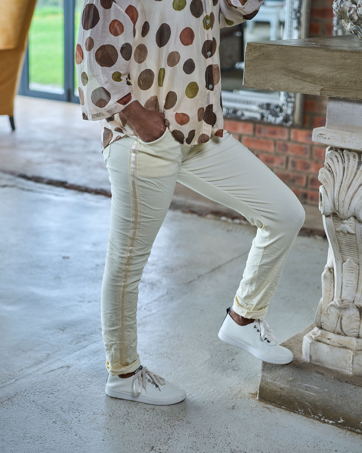Senorita Drawstring Pants | Yellow