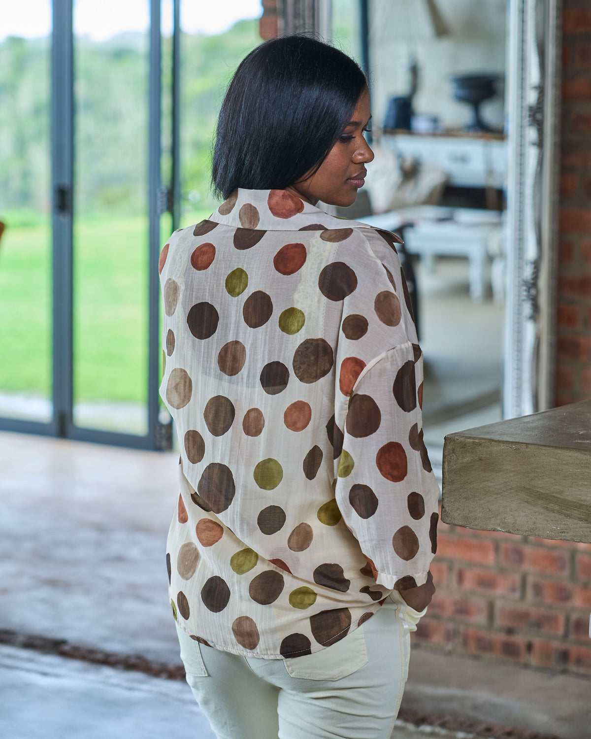 California Dreamin Shirt | Brown & Green