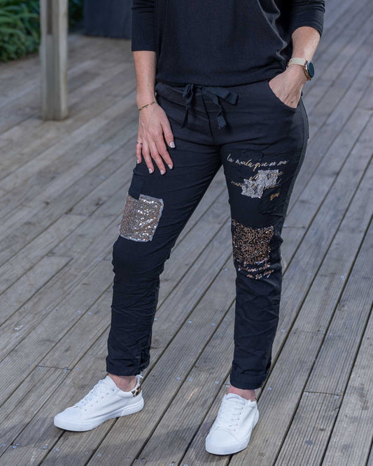 California Girl Drawstring Pants | Black