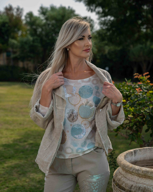 Captivating Couture Jacket | Taupe