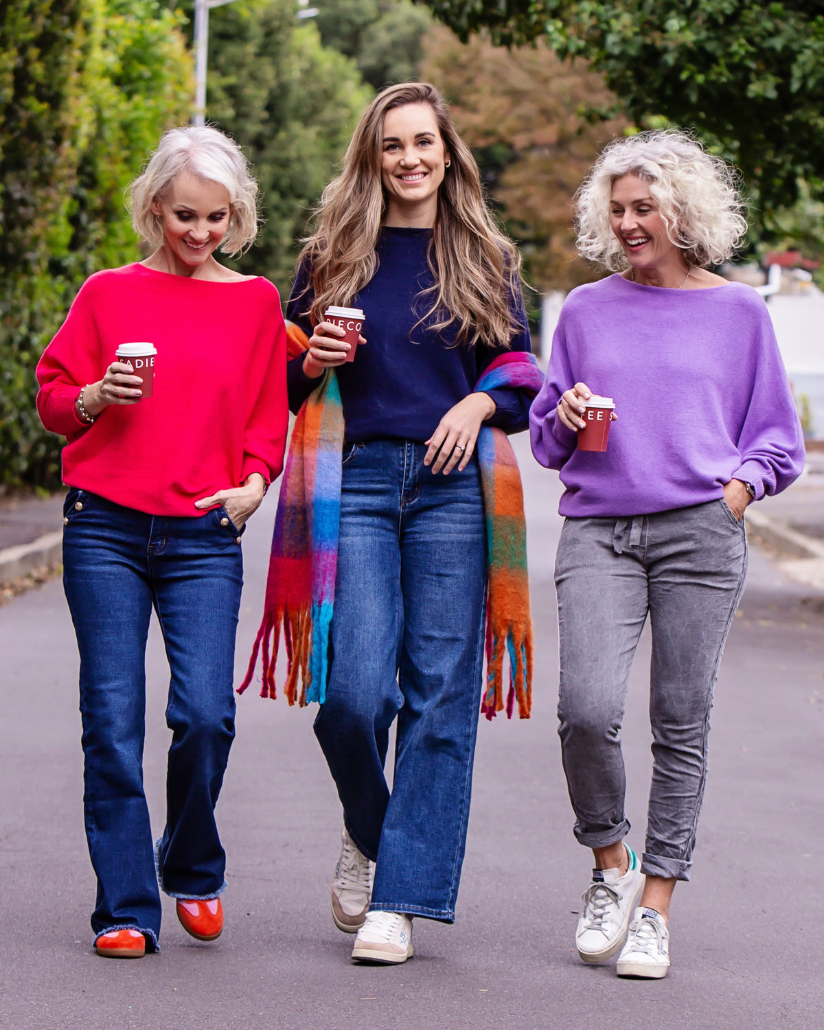 Cashmere Feel Knit | Navy