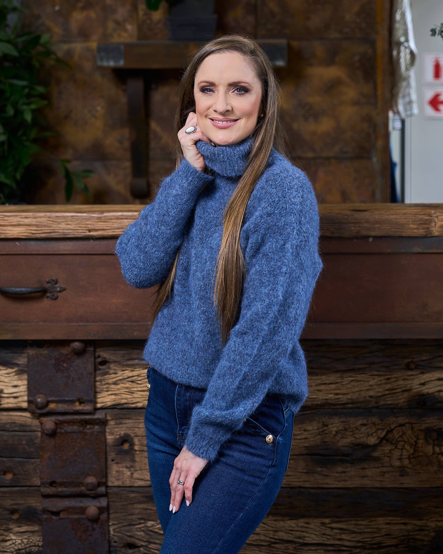 Chasing Hearts Knit | Blue
