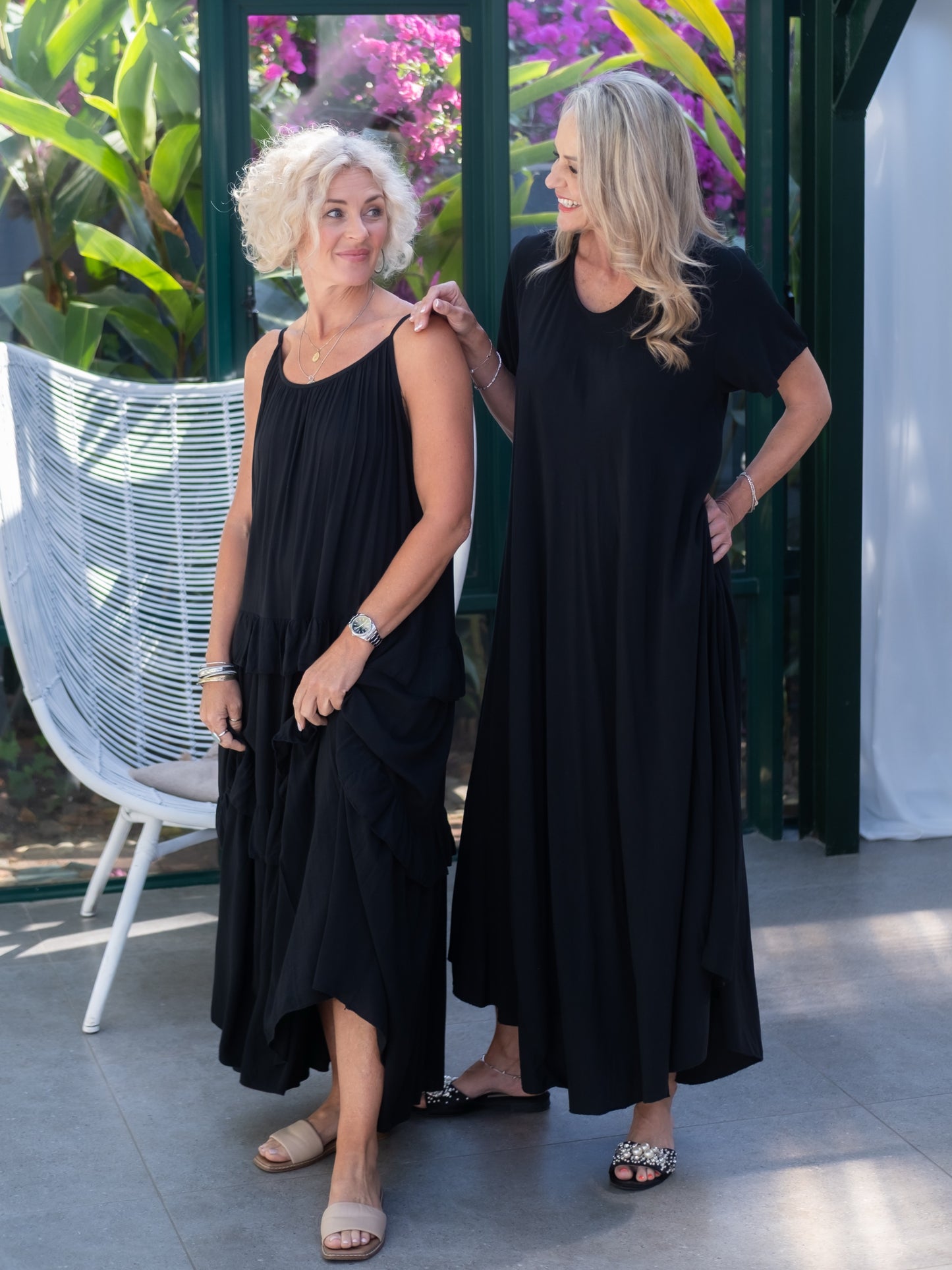 Dream Drape Dress | Black