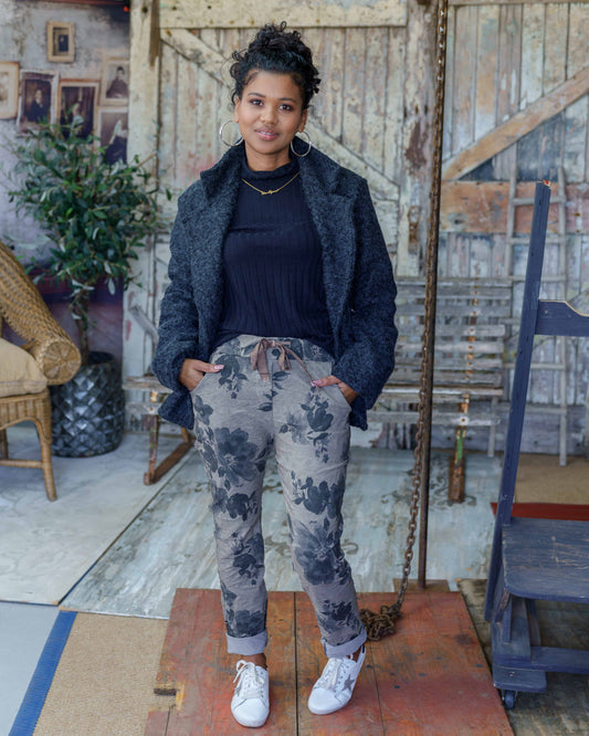 Highway Harmony Drawstring Pants | Taupe