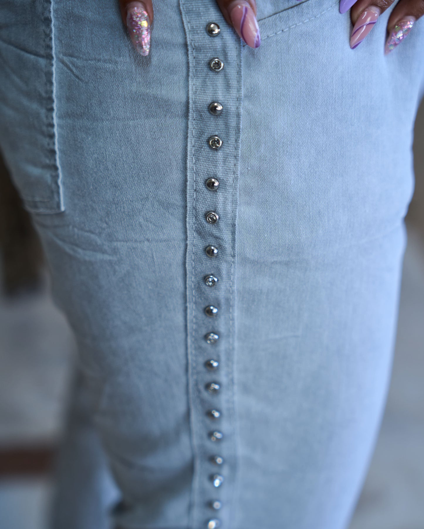 City Lights Drawstring Pants | Grey