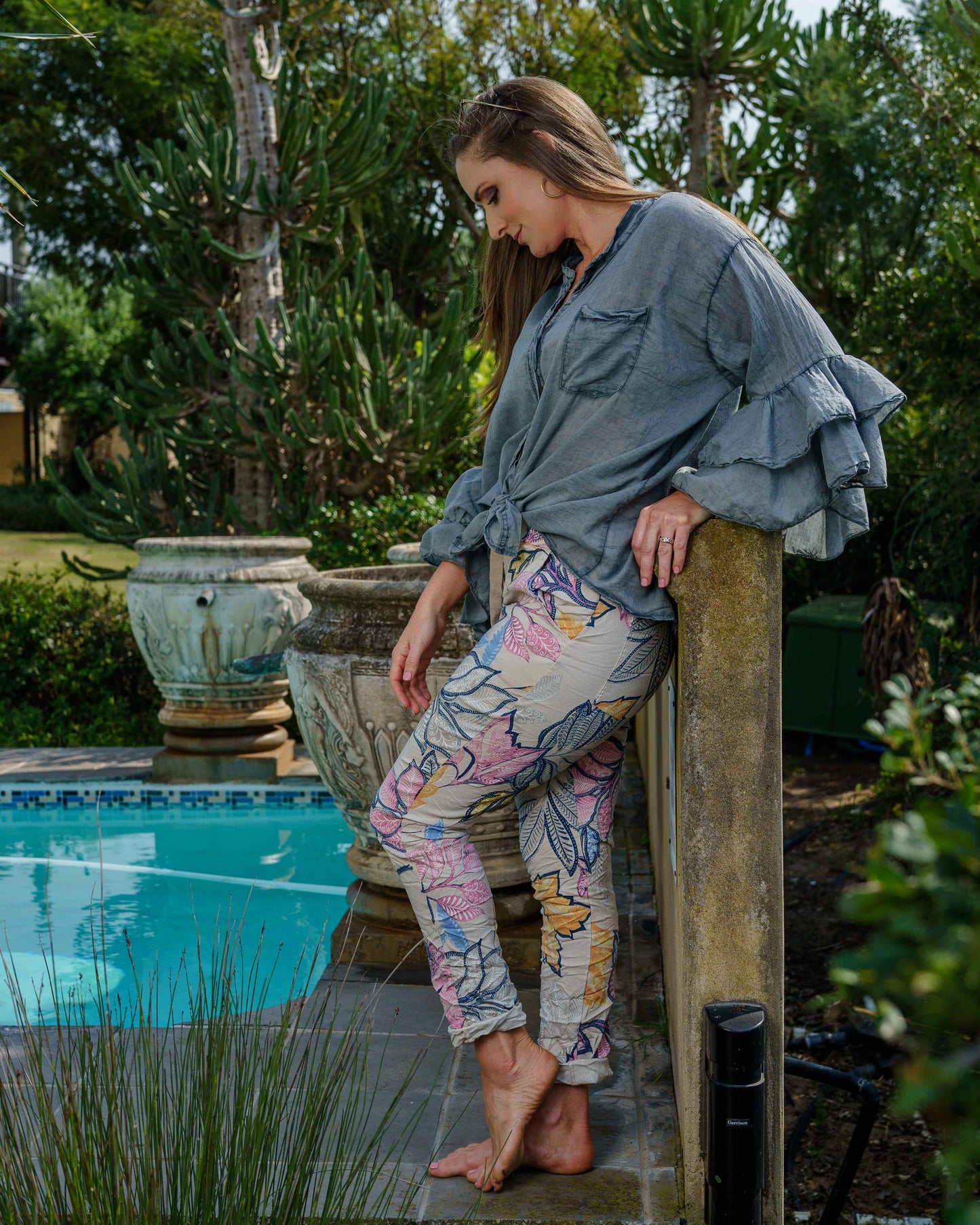 Cloud Sleeve Top | Grey