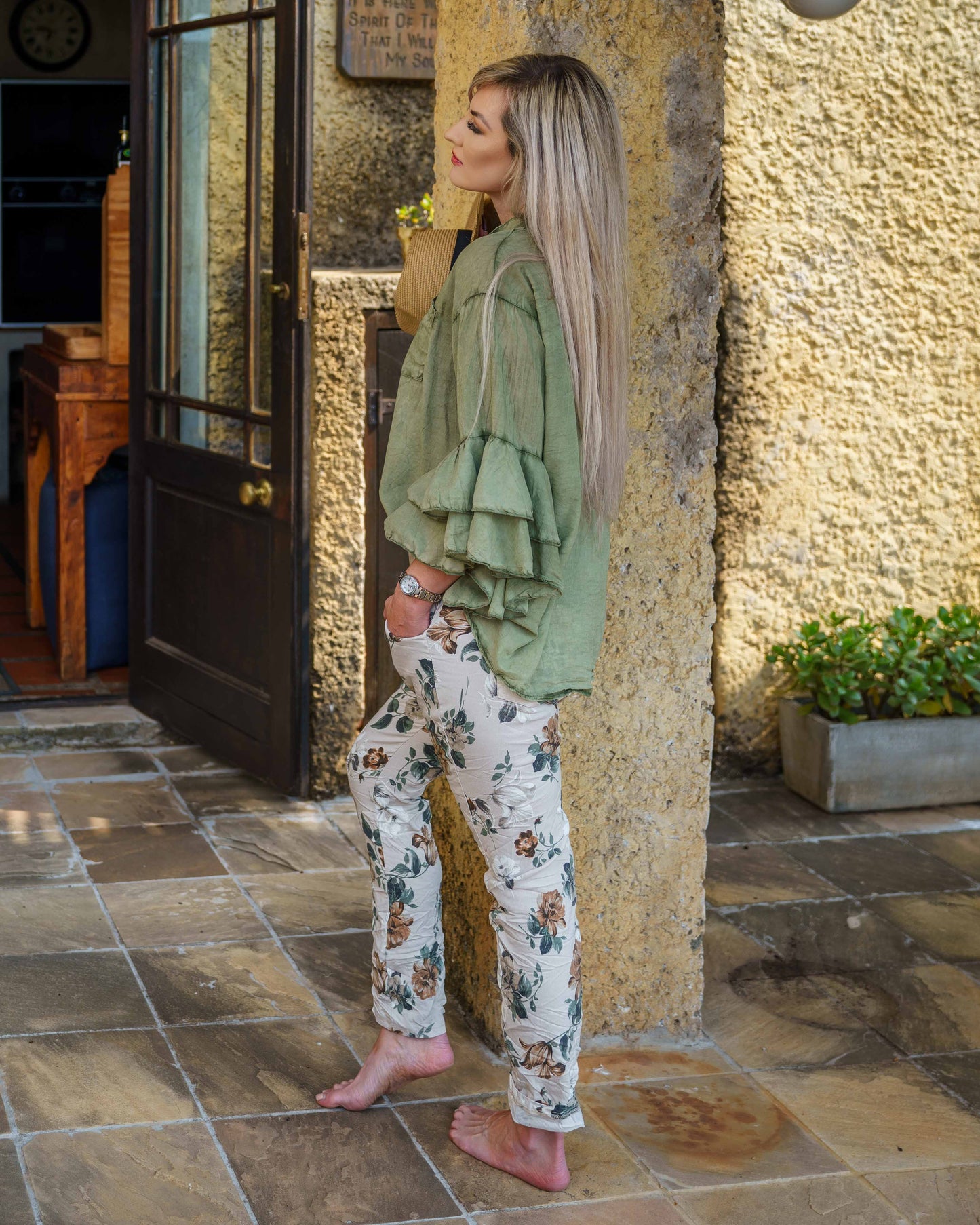 Cloud Sleeve Top | Olive