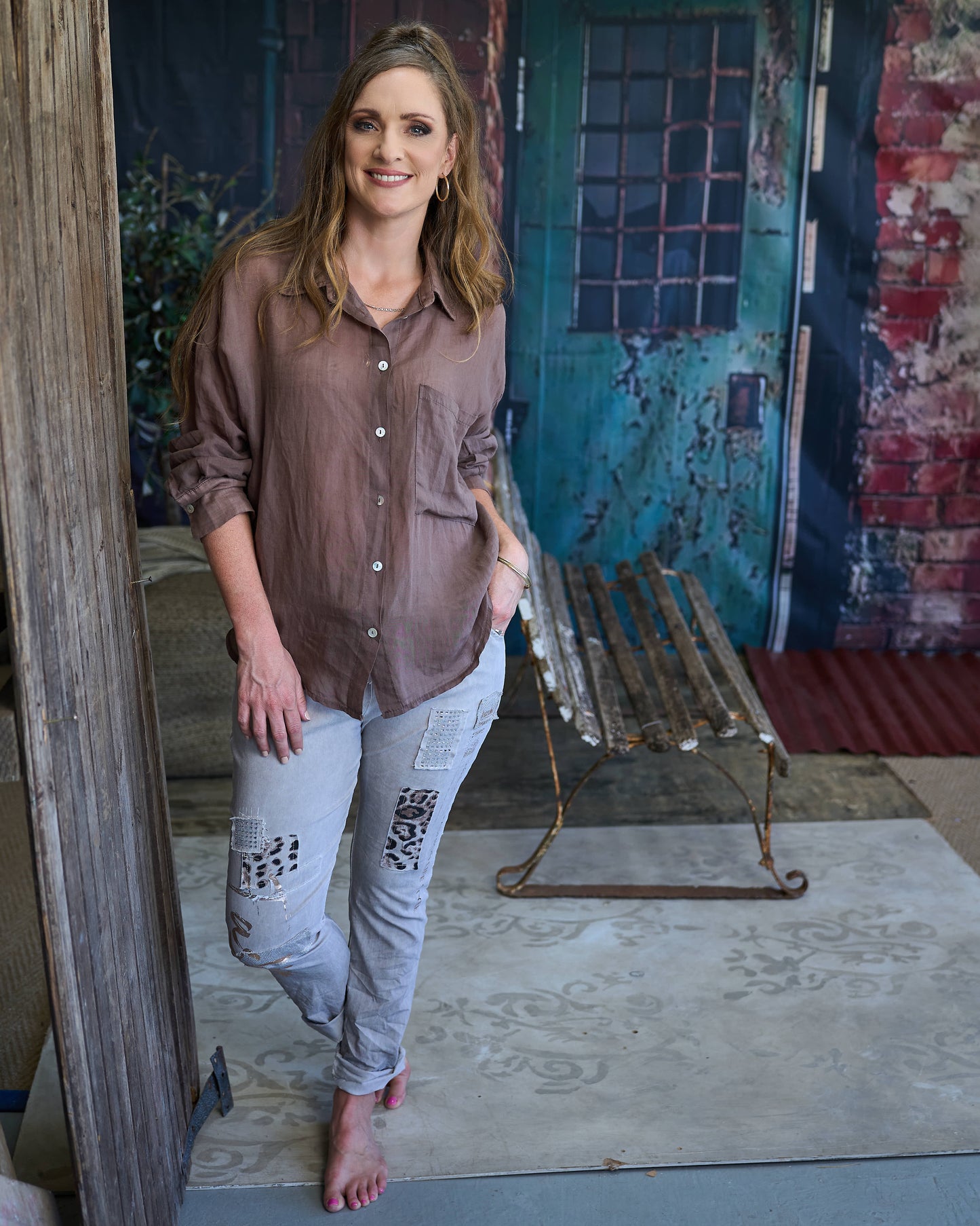 Safari Chic Drawstring Pants | Beige