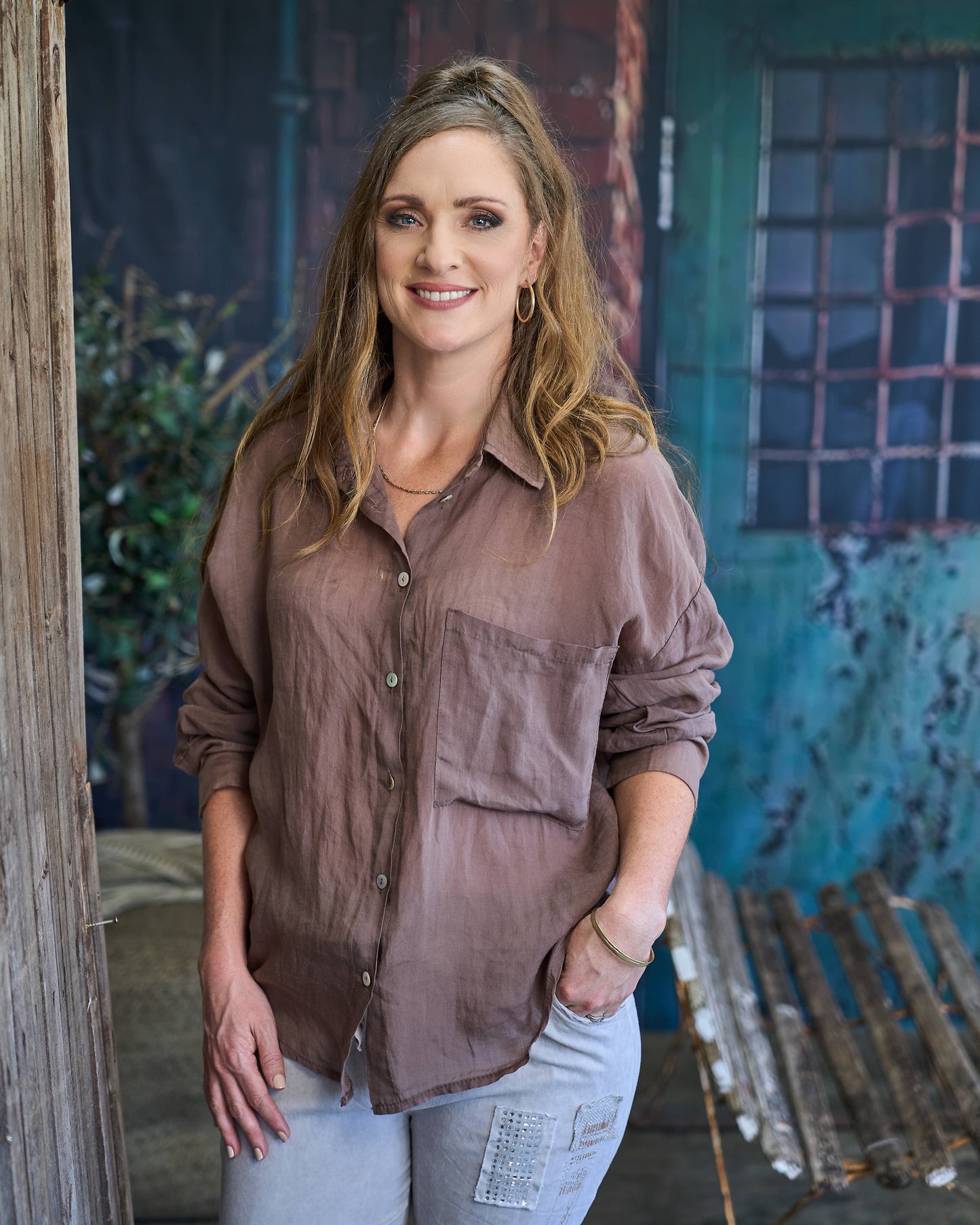 Safari Chic Drawstring Pants | Beige