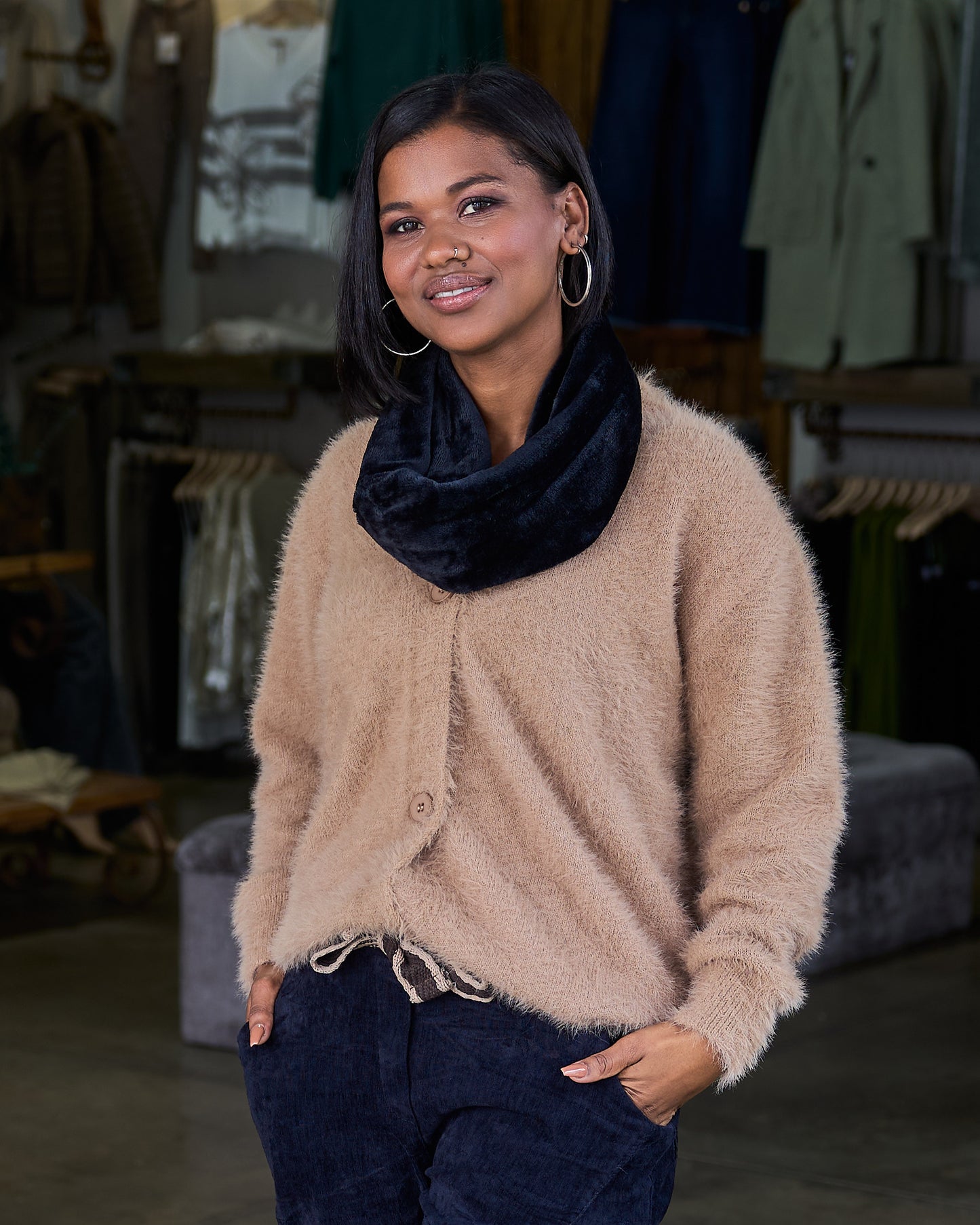 Cozy Cloud Snood | Midnight