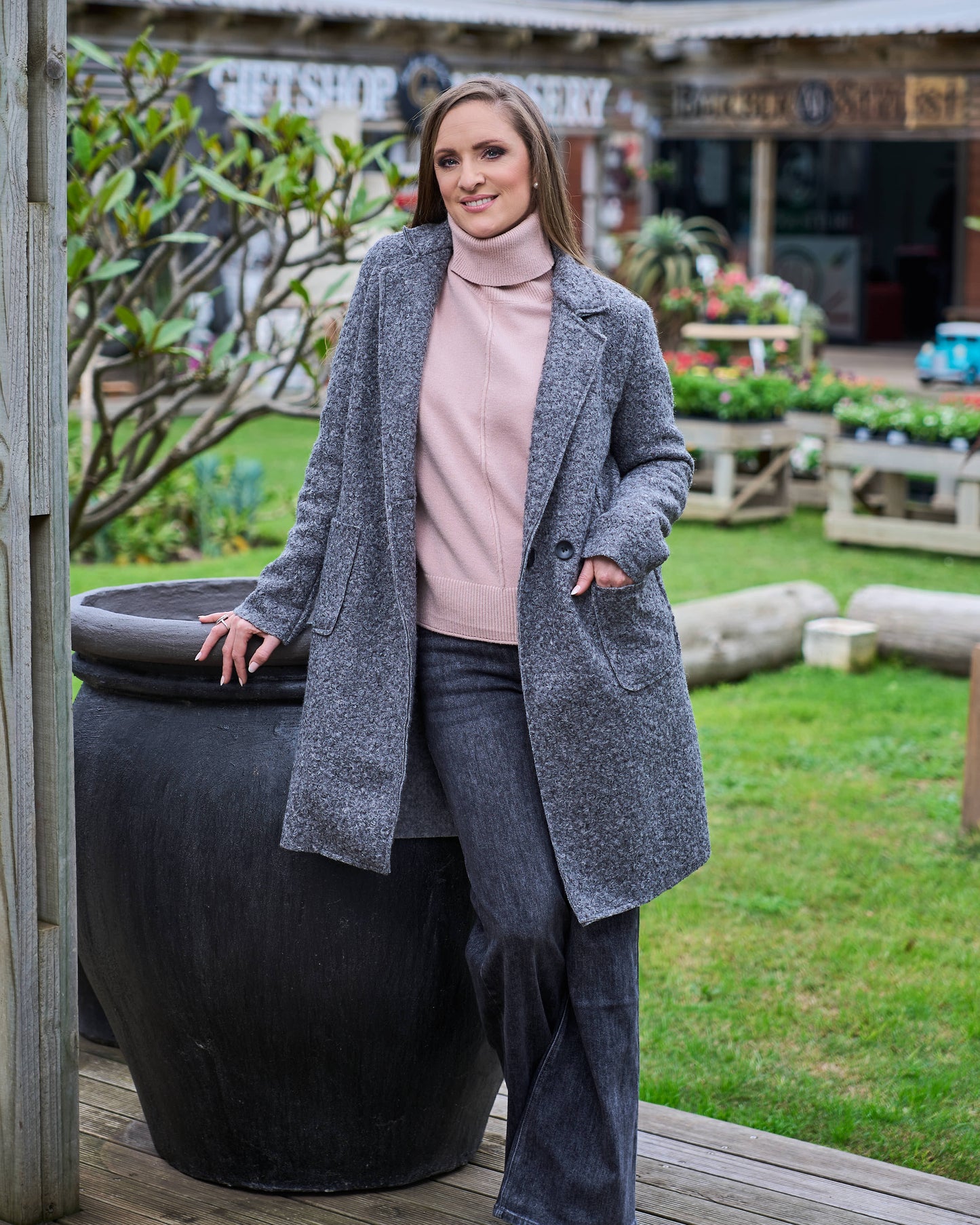 On The Edge Coat | Grey