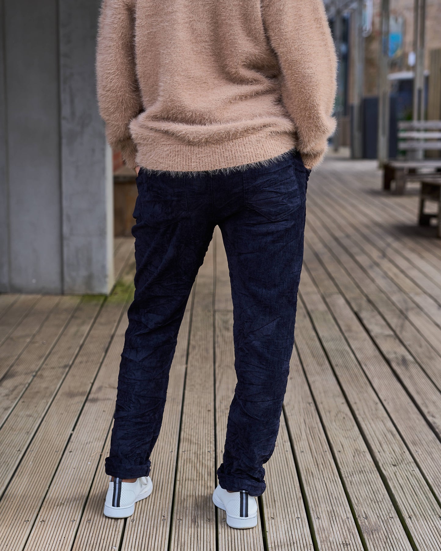 Daily Dash Belted Pants | Navy