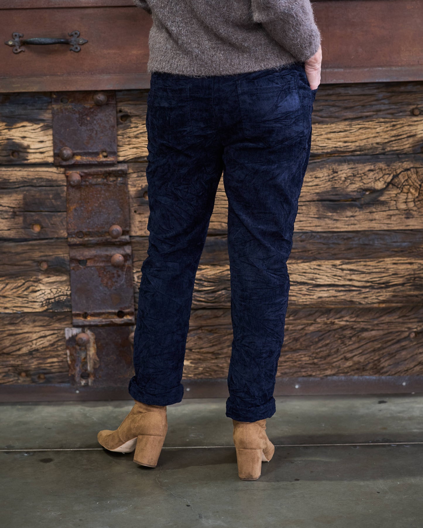 Daily Dash Belted Pants | Navy