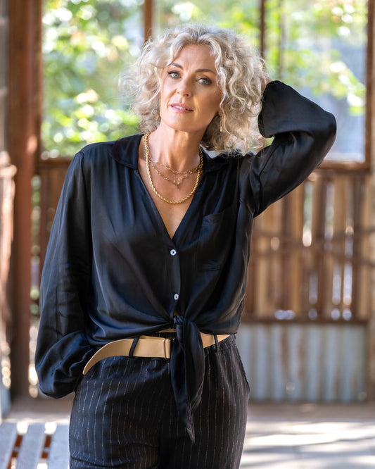 Day & Night Front Tie | Black