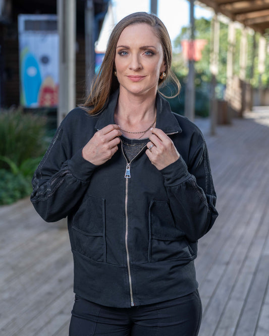 Downtown Street Jacket | Black