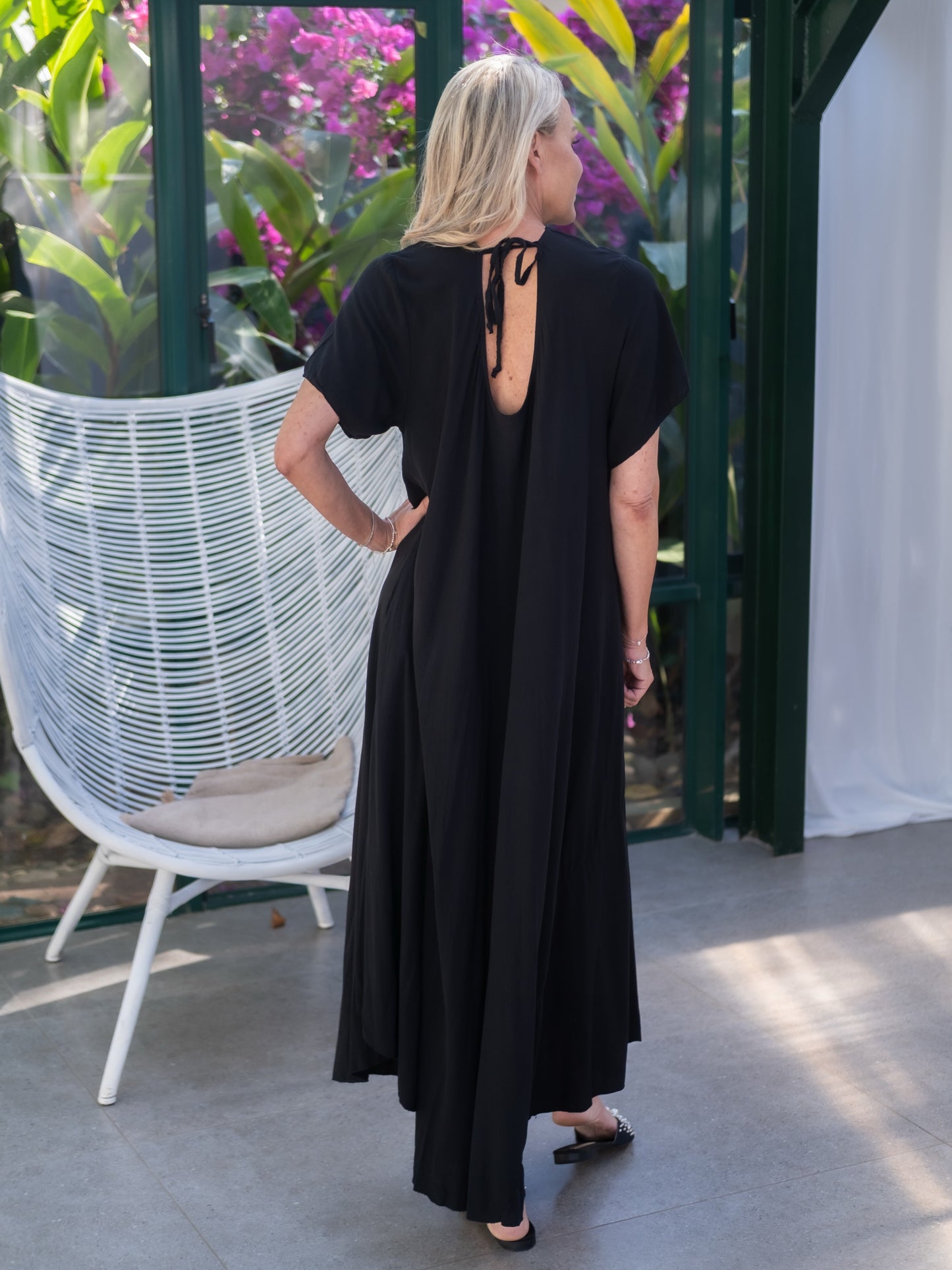 Dream Drape Dress | Black