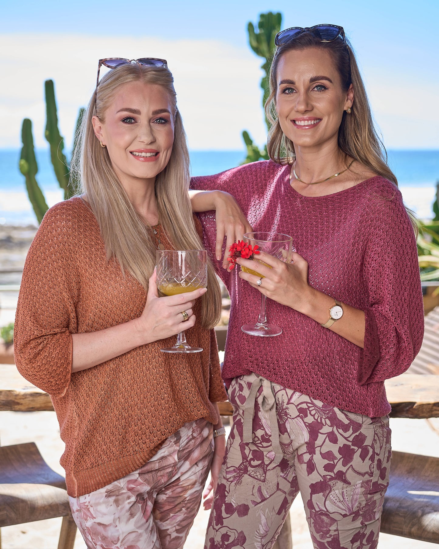 Drop Stitch Knit | Rust